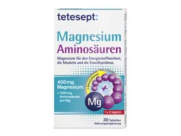 tetesept Magnesium Aminosaeuren 30 Tabletten