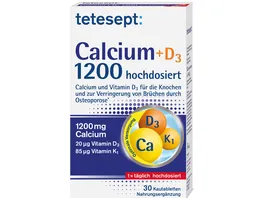 tetesept Calcium 1200 D3 30 Kautabletten