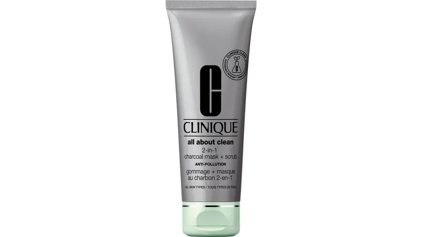 CLINIQUE All About Clean 2-in-1 Charcoal Mask + Scrub