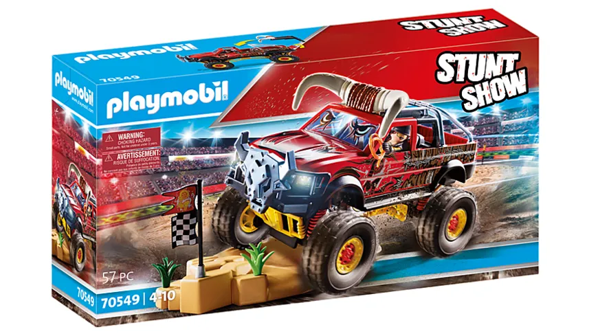 PLAYMOBIL 70549 - Stuntshow Monster Truck Horned