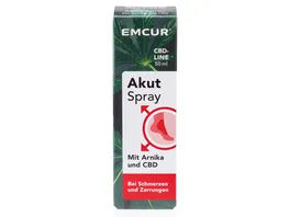 EMCUR Akut Spray mit Arnika und CBD