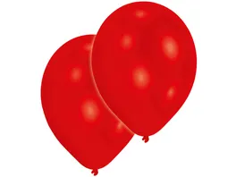 Amscan Latexballons Rot 27 5cm 11 10St