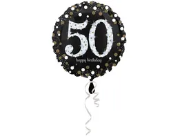Amscan Sparkling Birthday 50 Folienballon S55