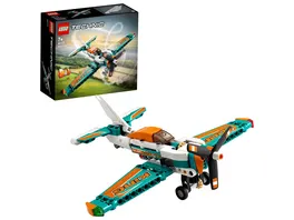 LEGO Technic 42117 Rennflugzeug und Jet Flugzeug 2 in 1 Spielzeug