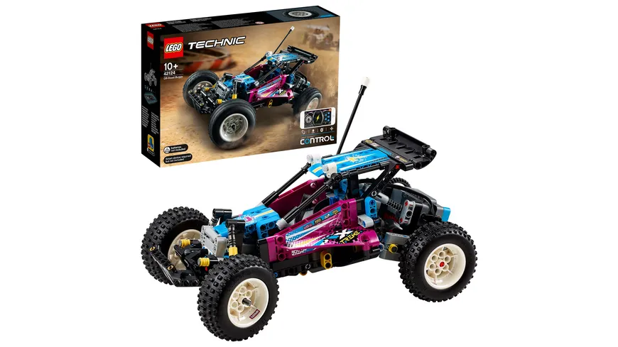 LEGO Technic 42124 Geländewagen, ferngesteuertes Offroad-Auto, RC Buggy