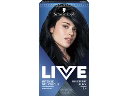 Schwarzkopf LIVE Haarfarbe Gel Blueberry Black 1 4