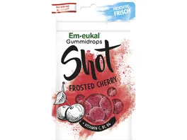 Em eukal Gummidrops SHOT Frosted Cherry zuckerhaltig 65 g