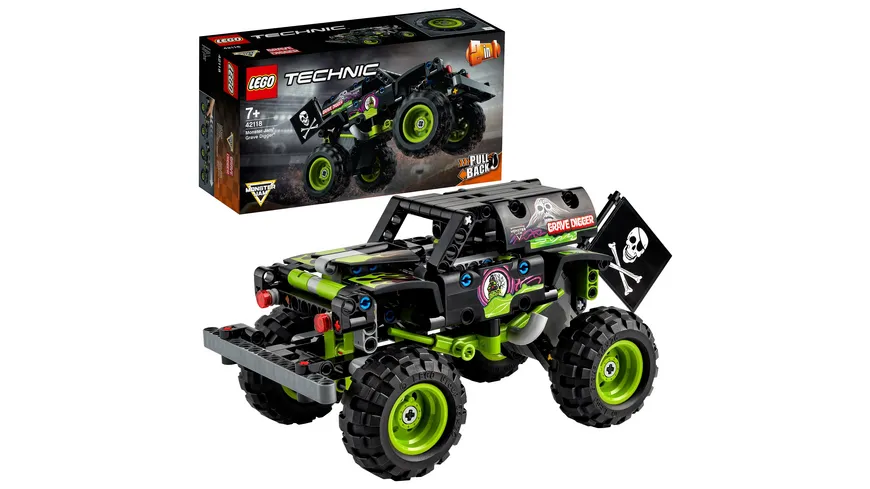 LEGO Technic 42118 Monster Jam Grave Digger 2-in-1 Truck Kinderspielzeug