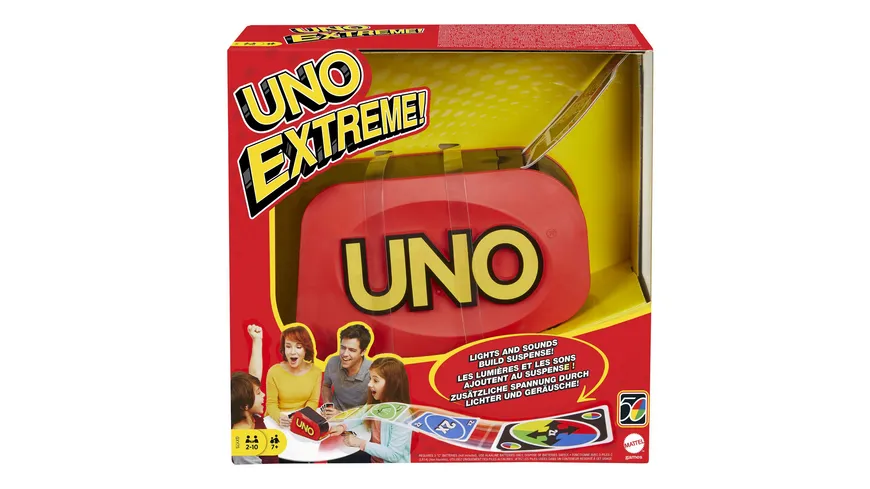 Mattel Games UNO Extreme, Kartenspiel, Kinderspiel