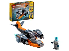 LEGO Creator 31111 3 in 1 Cyber Drohne Weltraum Spielzeug