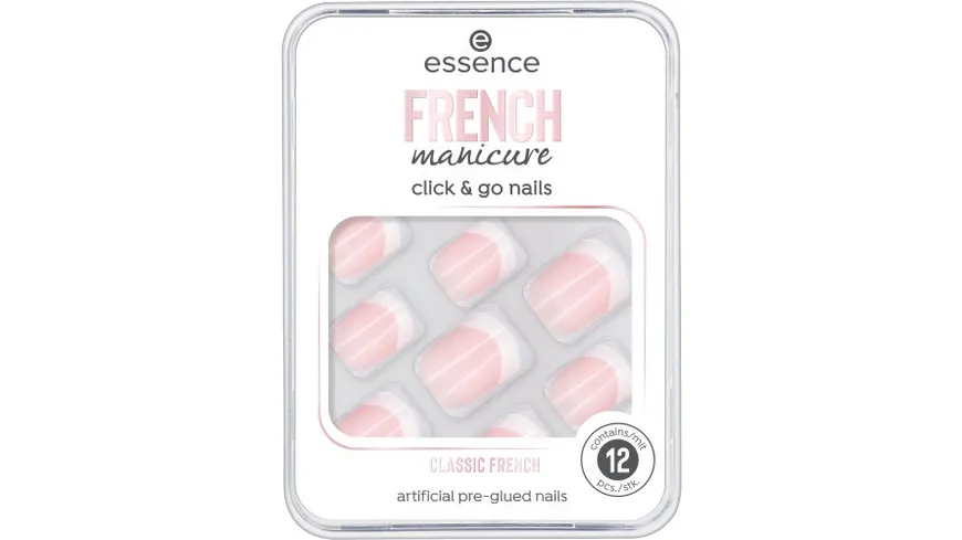 essence FRENCH manicure click & go nails