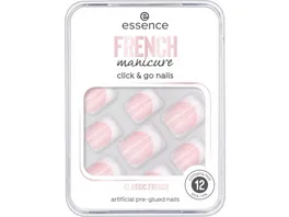 essence FRENCH manicure click go nails 01 classic french