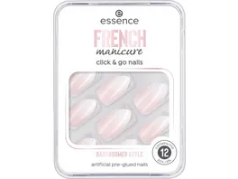 essence FRENCH manicure click go nails 01 classic french