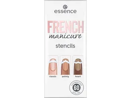 essence FRENCH manicure stencils 01 Walk The Line
