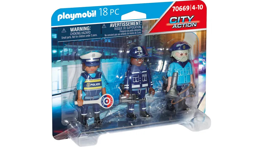 PLAYMOBIL 70669 - City Action - Figurenset Polizei