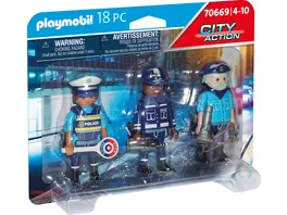 PLAYMOBIL 70669 City Action Figurenset Polizei