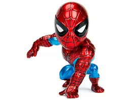 Jada Marvel 4 Classic Spider Man Metallfigur