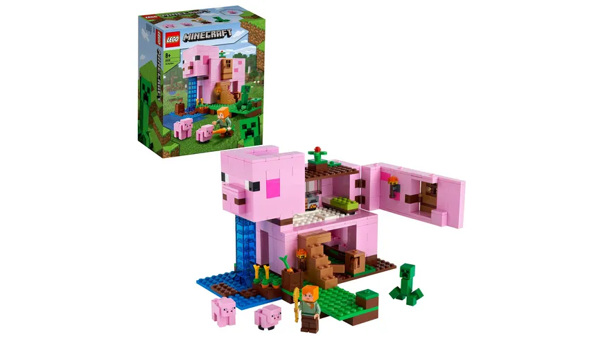LEGO 21170 Minecraft Das Schweinehaus, Konstruktionsspielzeug