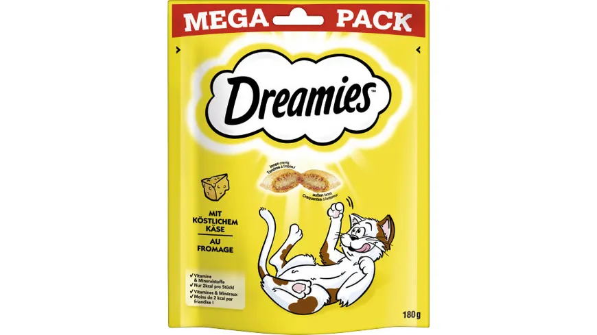 DREAMIES™ Portionsbeutel Mega Pack mit Käse 180g