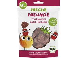 Freche Freunde Bio Fruchtgummi Apfel Himbeere mit Reispops