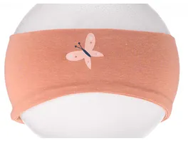 Beauty Baby Stirnband mit Ohrenschutz rosa aus Bio Baumwolle
