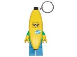 LEGO Banane Schluesselanhaenger mit Taschenlampe 6 cm in Geschenkpackung