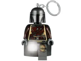 LEGO Star Wars The Mandalorian Schluesselanhaenger mit Taschenlampe 6 cm in Geschenkpackung