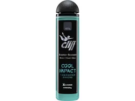 cliff Energy Shower body hair COOL IMPACT 300ml