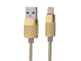 PETER JAeCKEL USB Data Cable BRILLIANT Lightning Gold mit Sync und Ladefunktion