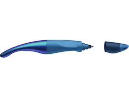 STABILO EASYoriginal Ergonomischer Tintenroller fuer Linkshaender Holograph Edition blau