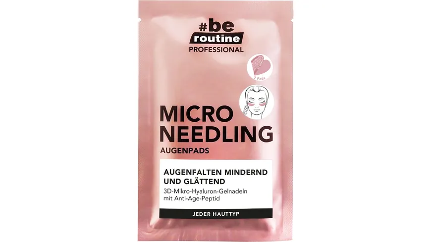 #be routine Micro Needling Augenpads