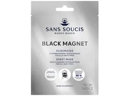 SANS SOUCIS Vliesmaske Black Magnet