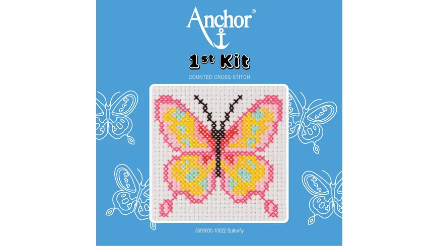 Anchor Stickset 1st Kit - Schmetterling