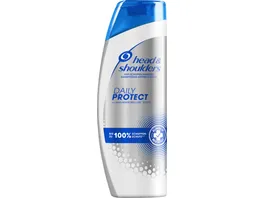 Head Shoulders Haarshampoo Anti Schuppen DAILY PROTECT mit anti mikrobiellem Effekt 400ml
