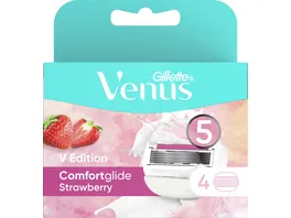 Venus GILLETTE Klingen Comfortglide Strawberry Edition System 4er