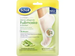 Scholl Expert Care Intensiv Pflegende Fussmaske in Socken Aloe Vera 1 Paar