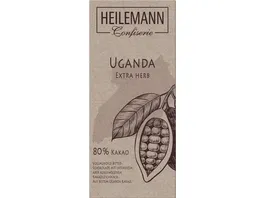 Heilemann Ursprungs Schokolade Uganda Extra herb 80