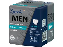 Duchesse MEN Hygiene Einlagen Level 1