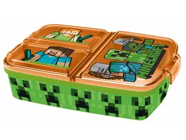 p os Handel Minecraft Sandwich Box dreigeteilt