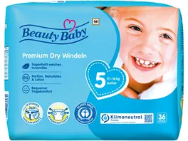 Beauty Baby Premium Dry Windeln Groesse 5 Junior 11 16 kg