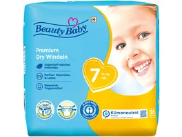 Beauty Baby Windeln Premium Dry Groesse 7 XXL 15 kg