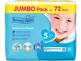 Beauty Baby Premium Dry Windeln Groesse 5 Junior Jumbo 11 16 kg