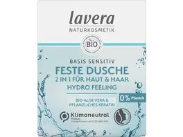 lavera basis sensitiv Feste Dusche 2 in 1 Hydro Feeling