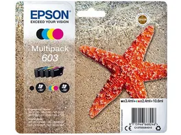 Epson Druckerpatrone T603 schwarz 3 Farben