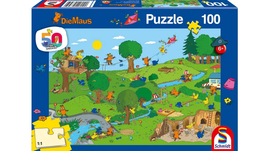 Schmidt Spiele Bibi & Tina Auf dem Martinshof Kinderpuzzle 100 Teile Puzzle