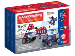 Magformers 278 58 Amazing Police Rescue Set Baukasten