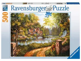 Ravensburger Puzzle Cottage am Fluss 500 Teile