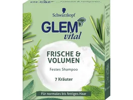 Schwarzkopf GLEM vital Festes Shampoo 7 Kraeuter