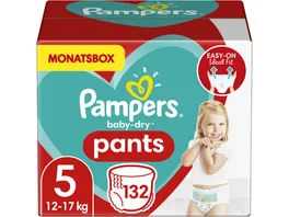 Pampers BABY DRY PANTS Windeln Gr 5 Junior 11 18kg MonatsBox 132ST