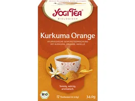 YOGI TEA Bio Gewuerzteemischung Kurkuma Orange